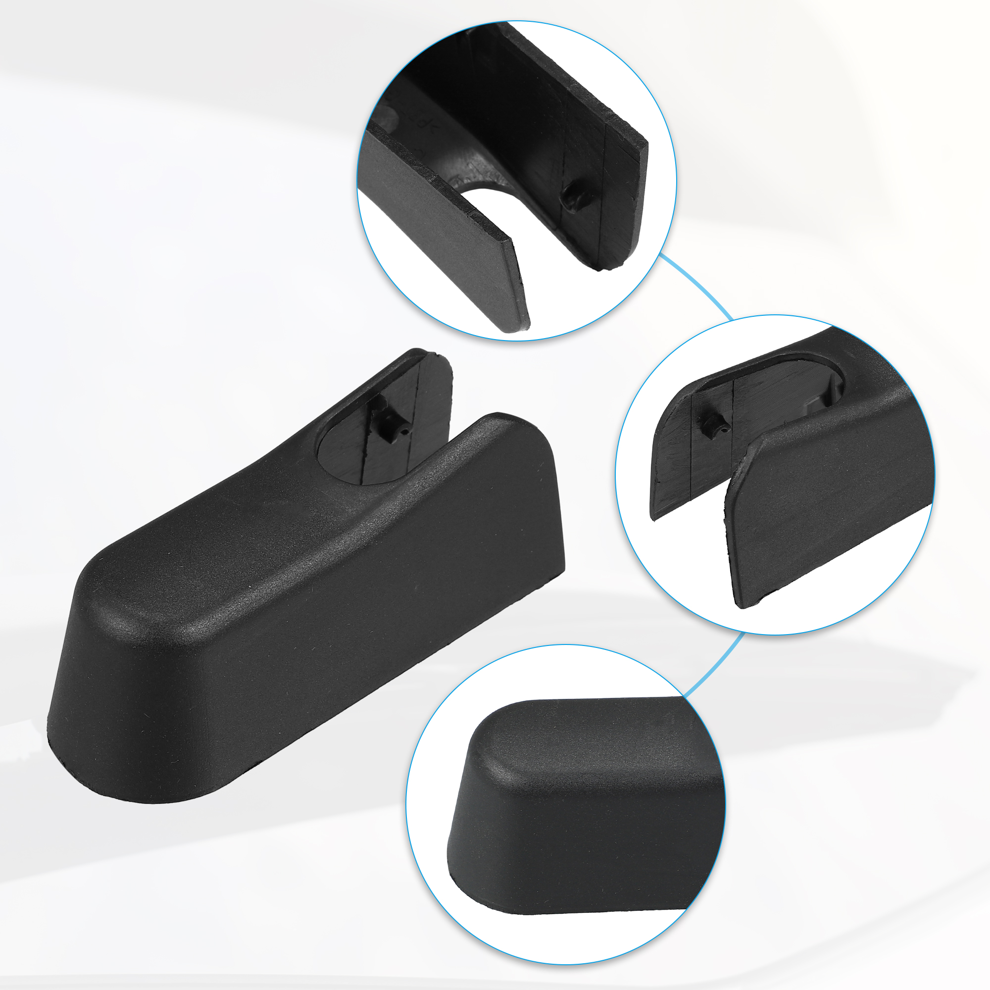 Unique Bargains Rear Wiper Arm Nut Cover Cap for Mercedes GL 320 1-Pack Black