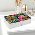 thumbnail image 6 of Cactus Portable PU Leather Necklace Holder with Removable Compartment - Jewelry Stand, Jewelry Boxes, Jewelry Organizer, 6 of 6