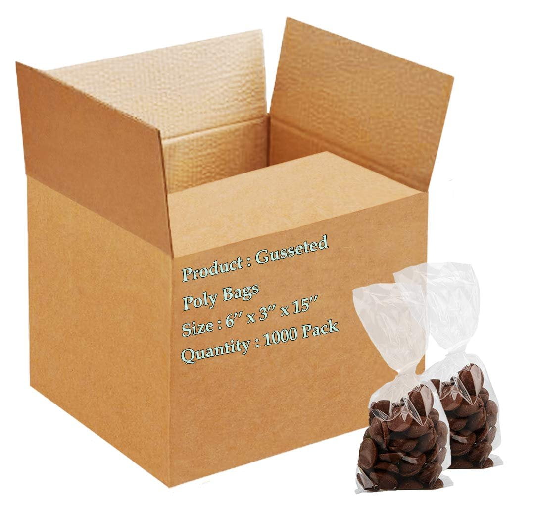 Clear Plastic Polythene Shopping Carrier Bags 12 x 18 Inch 100 500 1000 Strong