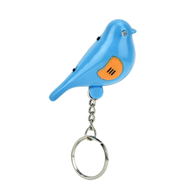 Buscador De Llaves, Buscador De Llaves De Pájaros, Buscador De Llaves Con Silbato LED Llavero Inteligente Con Control De Voz Con Batería Para Encontrar Llave