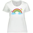 thumbnail image 3 of Inktastic Rainbow Women's Plus Size T-Shirt, 3 of 5