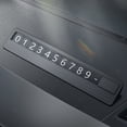 thumbnail image 4 of ¡Gran Promo de Temporada!, Letrero de estacionamiento temporal Letrero con número de teléfono móvil Luminoso oculto Accesorio interior de automóvil Material de aleación de aluminio Akmoler, 4 of 6