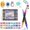 24Pack 48Colors, variant on Glitter Effect Brush Markers Pens, Colors Dual Tip Glitter Pens Set24 Pack Metallic Sparkle Markers for Cards, DIY Crafts, Doodle, Writing, Adults Coloring Books,Art Supplies Scrapbooking12Ps24Colors