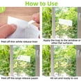 thumbnail image 5 of 30-Pack Window Fly Traps for Indoors, Paper Sticky Strips, Fly Catcher Clear Windows Trap for Home, House Fly Killer Lady Bug Traps, 5 of 5