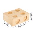 thumbnail image 3 of MasteelfCA 2pcs Wooden Block Friction Block Inclined Plane Trolley Accessories Experimental Equipment, 3 of 7
