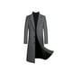 thumbnail image 1 of Qarigey Gabardina de lana Transpirable Invierno Hombres Abrigos de cachemira gruesos Abrigo en forma de H Cazadora sobre la rodilla Ropa Abrigos y chamarras Gris L, 1 of 6