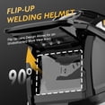 thumbnail image 2 of Casco de soldadura TOOLIOM Flip Up, oscurecimiento automático, color verdadero, 2 of 6