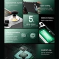thumbnail image 5 of E6 Handheld Game Console 32GB 6000+Games 5 Inch Screen 5000mAh Support for PSP PS1 N64 Game Console Green, 5 of 5