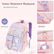 BTEPSGA Bunny Backpack, Kawaii Backpack Cute Sequin Bag, Back Protection Lightweight Backpack,Blue