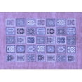 thumbnail image 1 of Ahgly Company Indoor Rectangle Abstract Blue Modern Area Rugs, 5' x 7', 1 of 4