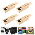 thumbnail image 2 of 4 Sets of Household Domino Toys Interesting Domino Blocks Interactive Wood Dominoes, 2 of 2