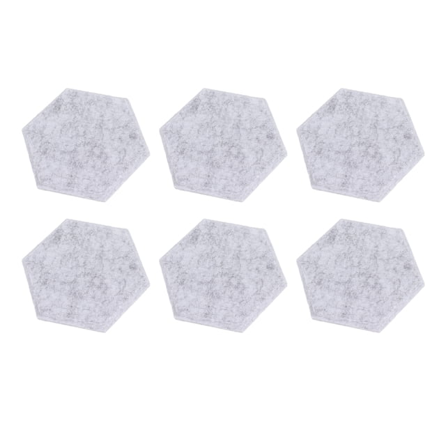 12Pcs Acoustic Panels Self Adhesive Sound Insulation Board Hexagonal Sound Absorbing Board 14X12X7Cm