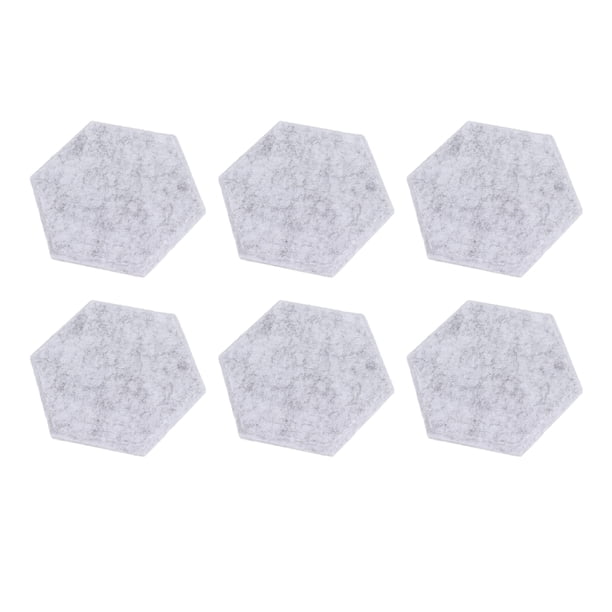 Paneles acústicos hexagonales 12 piezas BuyWeek Fibra de poliéster 14x12x7cm