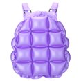 thumbnail image 3 of Inflatable Backpack Blow Up Bubble Back Pack Kids Fancy Dress Toy Accessory ，90s Retro Rave Festive Bopping Spice Girls Space Bags Purple, Blue, Pink, Orange, 3 of 4