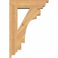 thumbnail image 4 of Ekena Millwork 4"W x 20"D x 28"H Balboa Arts & Crafts Rough Sawn Bracket, Western Red Cedar, 4 of 4