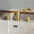 thumbnail image 2 of WB-03107G Widespread 2-handle Bathroom Faucet with Drain Assembly, 2 of 11