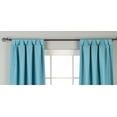 thumbnail image 2 of Lined-Turquoise Tab Top Matka Raw Silk Curtain / Drape  - 43W x 84L - Piece, 2 of 2