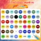 thumbnail image 5 of Marcadores de alcohol Caliart, 52 colores, finos y cincelados, punta doble, 5 of 7
