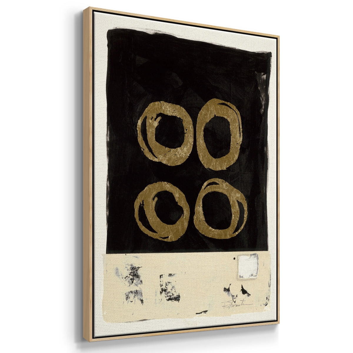 Standing Strong II Framed Premium Gallery Wrapped Canvas - Ready to Hang - 27 x 41 - Natural Wood Floating Frame