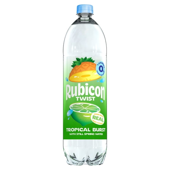 Rubicon Twist Tropical Burst Still Flavoured Spring Water 1.5L, Imported from Britain