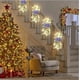thumbnail image 5 of Árbol de ratán navideño al revés para colgar en la pared, puerta o restaurante., 5 of 5