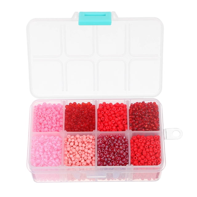 Kit de cuentas pequeñas de 3 mm para niñas, mujeres y adultos. Incluye pulseras, collares, pendientes y otros artículos para hacer joyas.