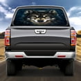 thumbnail image 2 of Oil Painting Wolf Hipster Rear Window Decals for Trucks- Pickup Car Window Stickers Decal- Truck Back Window Tint Decal Graphic Perforated Vinyl Truck Stickers 66" X 22", 2 of 2