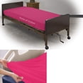 thumbnail image 3 of 3 Piece Hospital Bed Sheet Set Twin XXL Sheets for Hospital Bed Cotton - Hospital Bed Sheets Fitted Sets - 100% Egyptian Cotton 400 TC Sheets - Hospital Bed Sheets (Hot Pink, Twin XXL 39" x 84"x 6"), 3 of 3