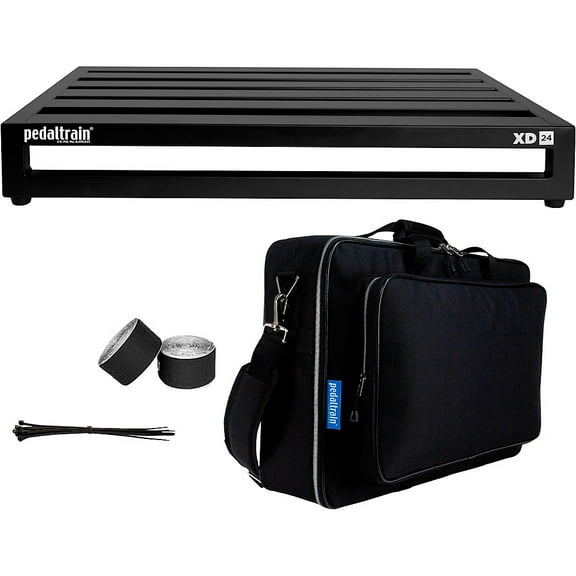 Pedaltrain XD-24 Pedalboard With Deluxe Soft Case Large Rainbow's End Black