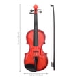 thumbnail image 3 of KAKOWELY 1 Ensemble Violon Réaliste Jouet Musical Simulé avec Performance Sonore Instrument de Musique pour Enfants Sans Pile, 15.35x"X5.31"X2.17 Pouces, 3 of 4