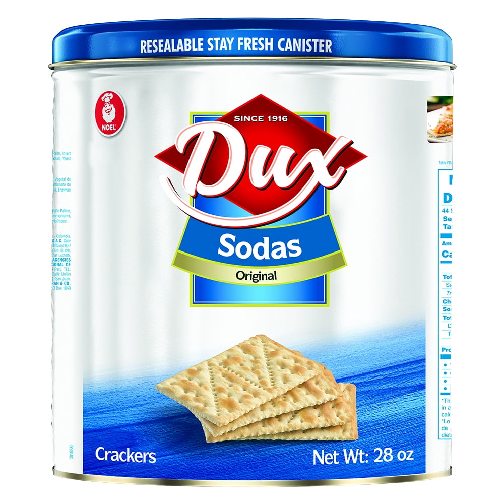 Dux Soda Crackers Tin, 28 oz