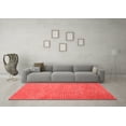 thumbnail image 3 of Ahgly Company Indoor Square Abstract Red Contemporary Area Rugs, 6' Square, 3 of 4