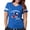 Royal Blue, variant on CafePress - Somebody In Texas Loves Me Black T Shirt - Womens Football Shirt