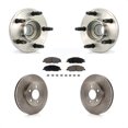 thumbnail image 1 of Transit Auto Front Hub Bearing Assembly Disc Brake Rotors and Ceramic Pads Kit for Car Ford Mustang KBB-122244, 1 of 11
