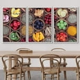 thumbnail image 3 of wall26 Framed Canvas Print Wall Art Collage of Healthy Super Fruits &amp; Vegetables Food Culinary Photography Realism Decorative Natural Vibrant for Living Room, Bedroom, Office - 16"x24"x, 3 of 5