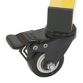 thumbnail image 6 of Expansion Flexible Safety Barrier Fence Barrier Gates, Aluminium with Casters, Yellow, 16.4*3.4 ft, 6 of 8