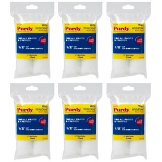 Pack De 6 Rodillos De Pintura Purdy White Dove – Tamaño 3/8 Pulgadas, Para Superficies Semilisas Y áreas Difíciles