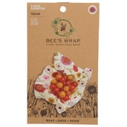 Bee's Wrap Beeswax Wraps 3 Pack, Meadow Magic Print - Plastic-Free Food Storage