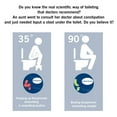 thumbnail image 3 of Portable Squat Toilet Potty Stool Foldable 7" Plastic Step Stool for Adults,Green, 3 of 7