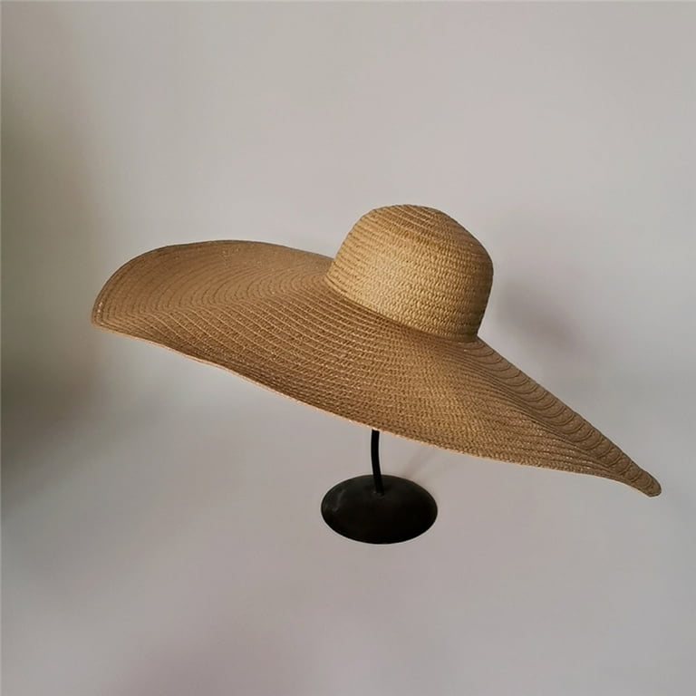Delliss Oversized Beach Straw Hats for Women Extra Large  display picture 2