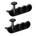 thumbnail image 4 of Siruishop 2 Pcs Grips de Musculation Protection de Paume pour Entraînement d'Exercice Haltère Noir, 4 of 8