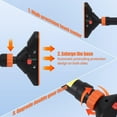 thumbnail image 4 of JoanKaren Pull up Bar for Doorway,Chin up Bar with Level Meter,Adjustable Width,No Screws Required,Orange&Black, 4 of 7