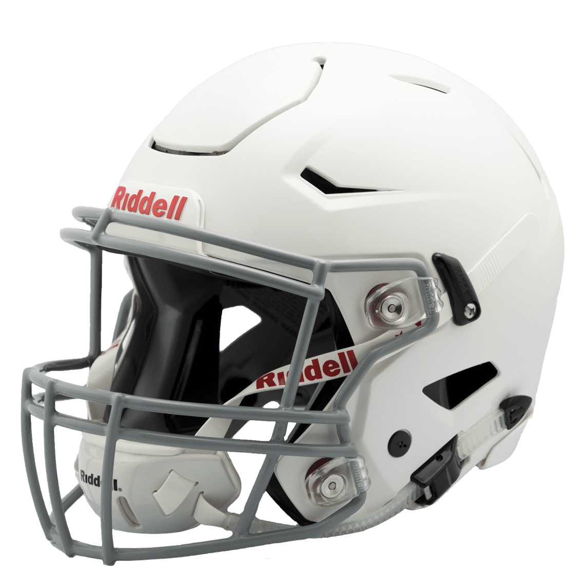 Riddell Speedflex Youth Football Helmet,White/Gray, Medium