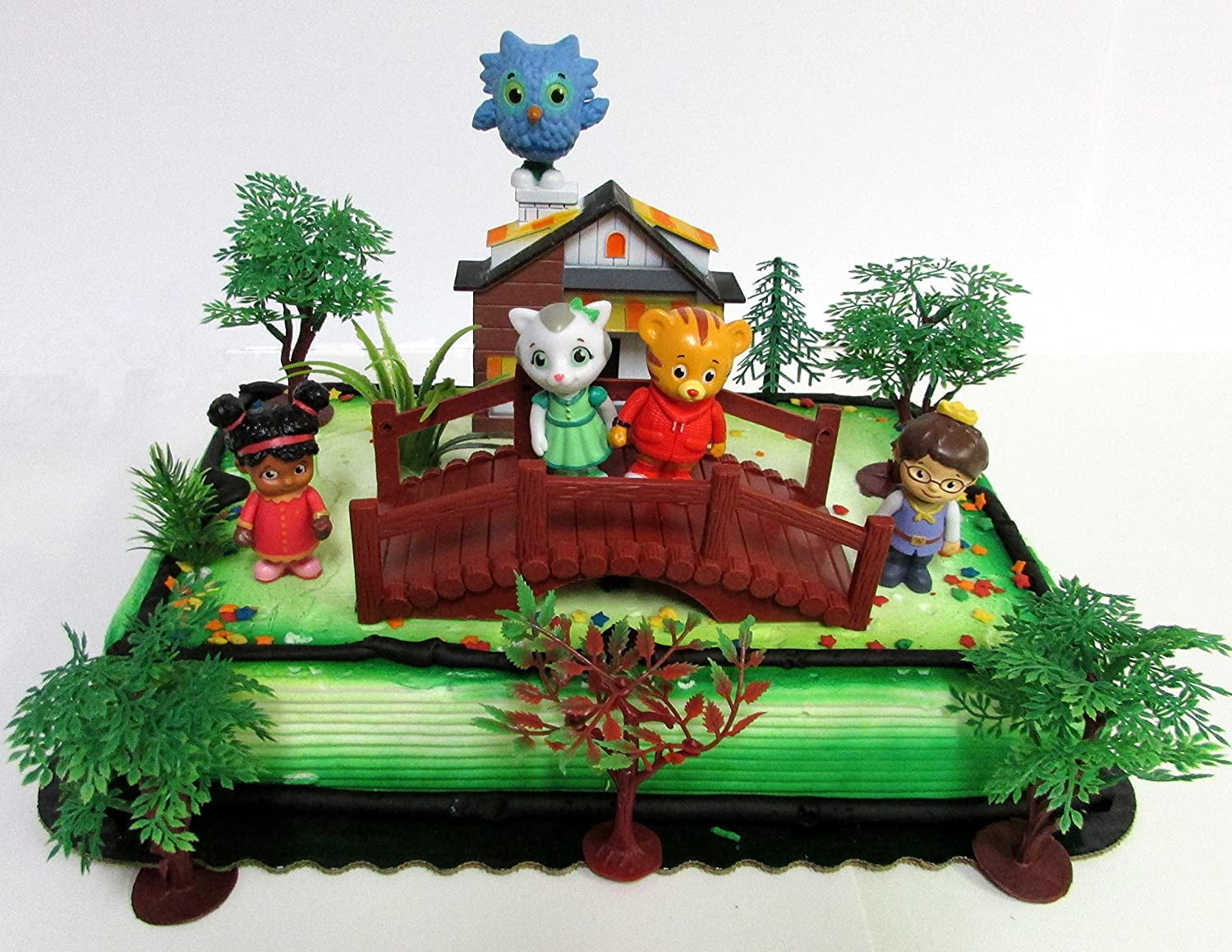 Daniel Tiger Birthday Cake Topper Set Featuring Daniel