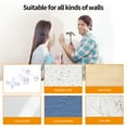thumbnail image 4 of Wall Hooks Lightweight Portable Trace Hanging Hook Wear-resistant Good Pothook for Home Strength Invisible Nails Removable Photo Frame Nails, 4 of 7