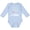 AE-Light Blue, variant on Inktastic Skier I Love Skiing Girls Long Sleeve Baby Bodysuit