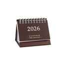 thumbnail image 2 of 2026 Mini Calendar Desktop Notebook Decoration Cute Fresh English Version Calendar July 2025 To December 2026 Sturdy Base Easy Flip Pages for Date Tracking Notes, 2 of 2