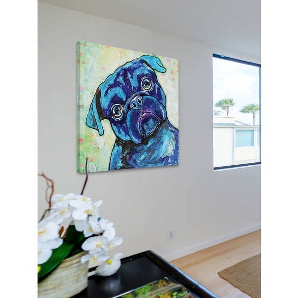 Marmont Hill Black Pug II Painting Print