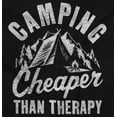 thumbnail image 2 of Camping Is Therapy Outdoors Adventure Zip Up Hoodie Men's Women's Brisco Brands X, 2 of 6