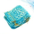 thumbnail image 4 of 50PCS Star Moon Pattern Candy Drawstring Gauze Bags Gift Favor Storage Candy Pouches for Packaging Wedding (Blue), 4 of 7